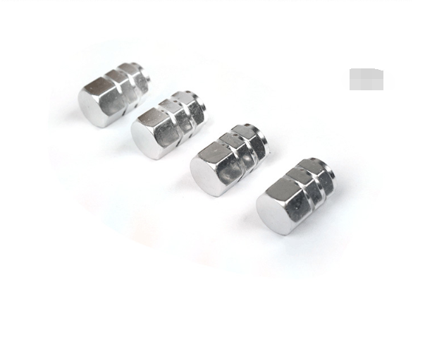 Aluminium tyre valve caps