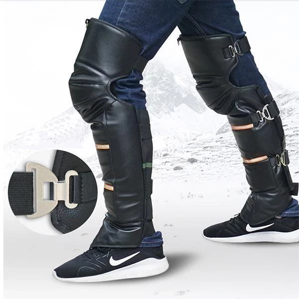 Motorcycle windproof leg warmers