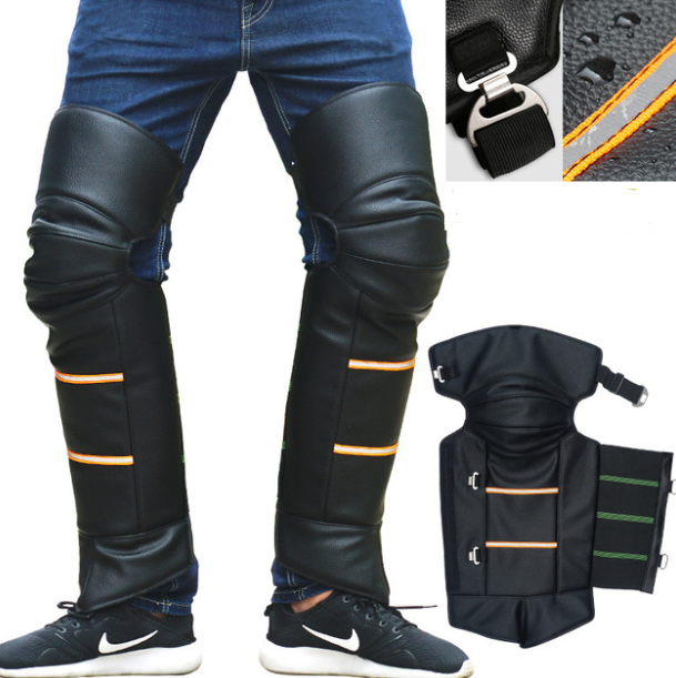Motorcycle windproof leg warmers