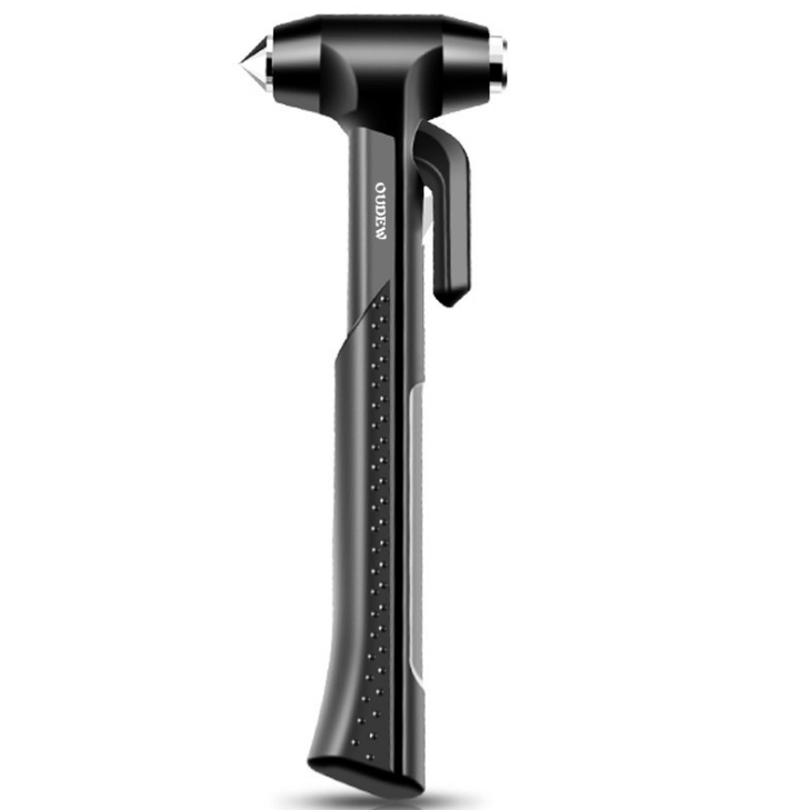 Black car safety hammer