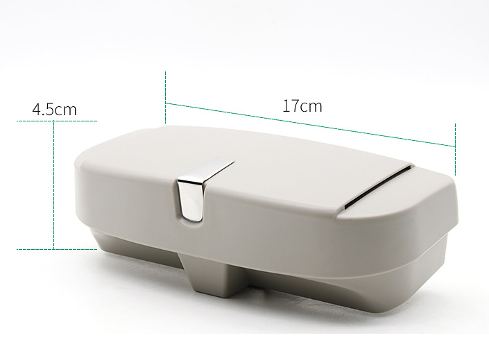 Car sun visor glasses case