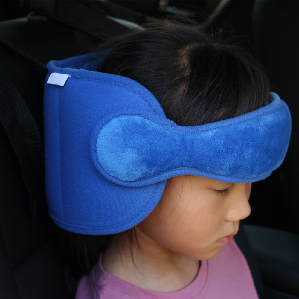 Kids car seat head support band