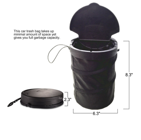Car trash bin dimensions