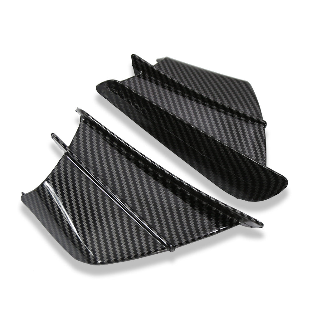 Motorcycle winglet kit carbon look
