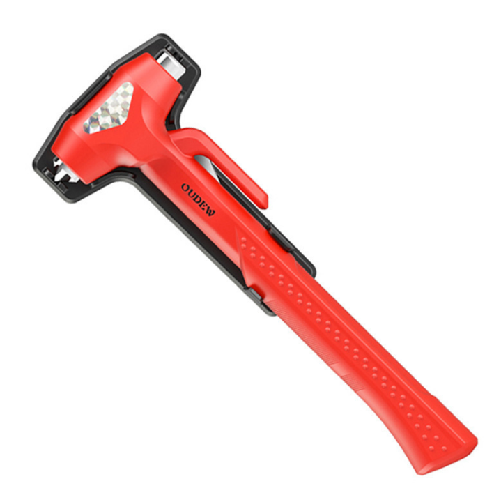Red car safety hammer