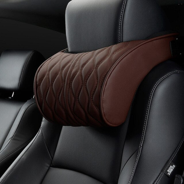 Black lumbar support cushion