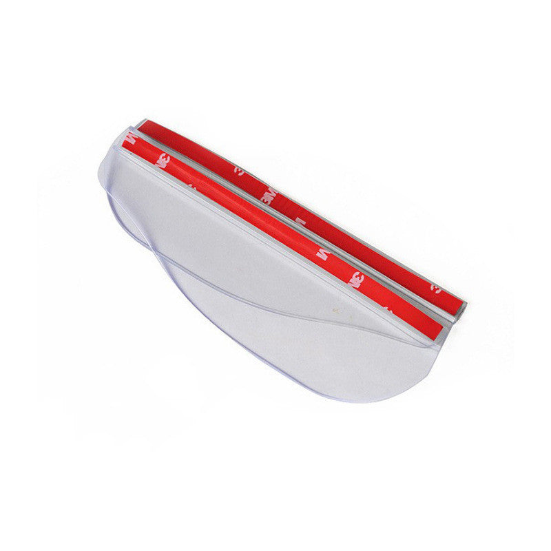 Car side mirror rain visor