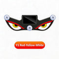 Devil eyes light red frame with yellow and white eyes