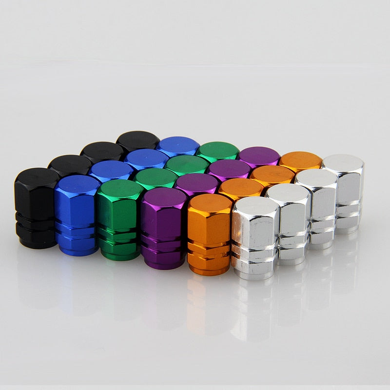 Aluminium tyre valve caps