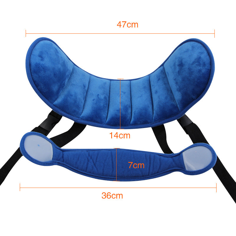 Kids car seat head support band