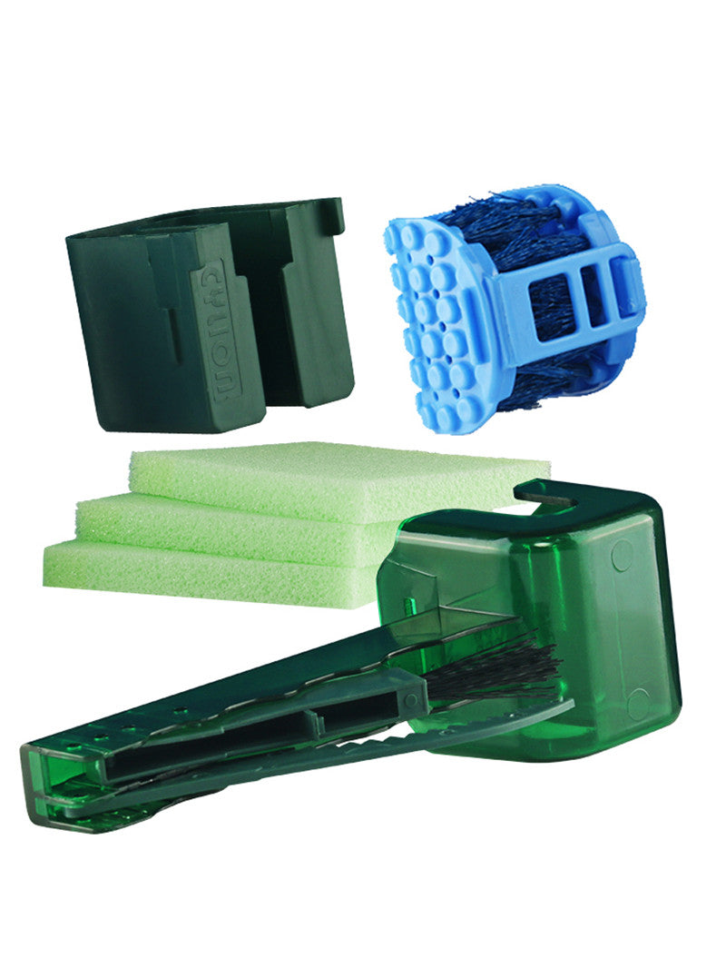 Chain cleaning tool brush scrubber