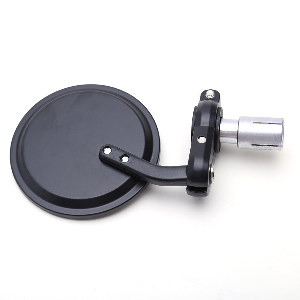 Round motorcycle bar-end mirrors