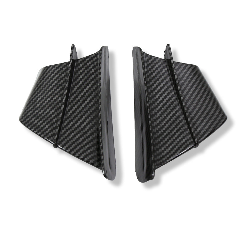 Motorcycle winglet kit carbon look