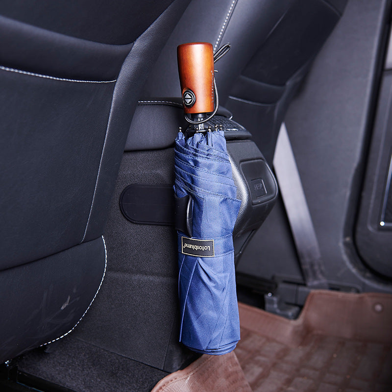 Adhesive car umbrella holder clip