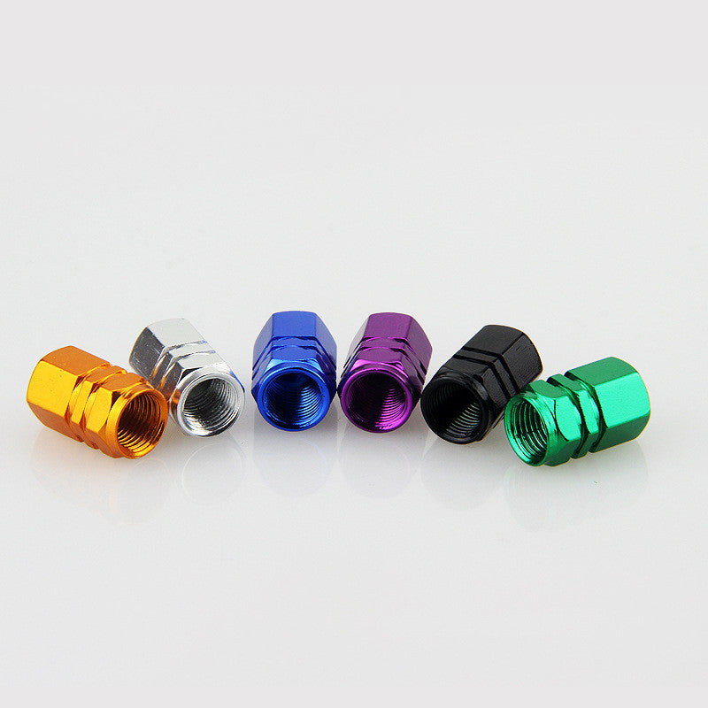 Aluminium tyre valve caps