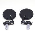Round motorcycle bar-end mirrors