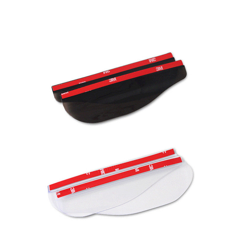 Car side mirror rain visor