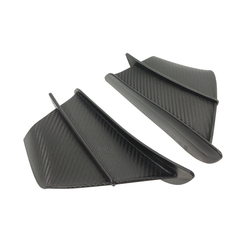Motorcycle winglet kit carbon look