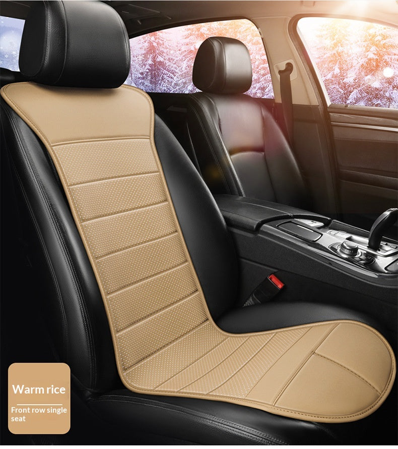 Heated car seat cushion