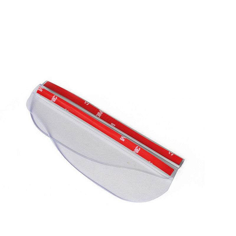 Car side mirror rain visor