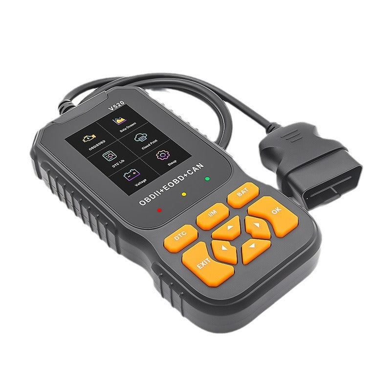 OBD2 code reader in use