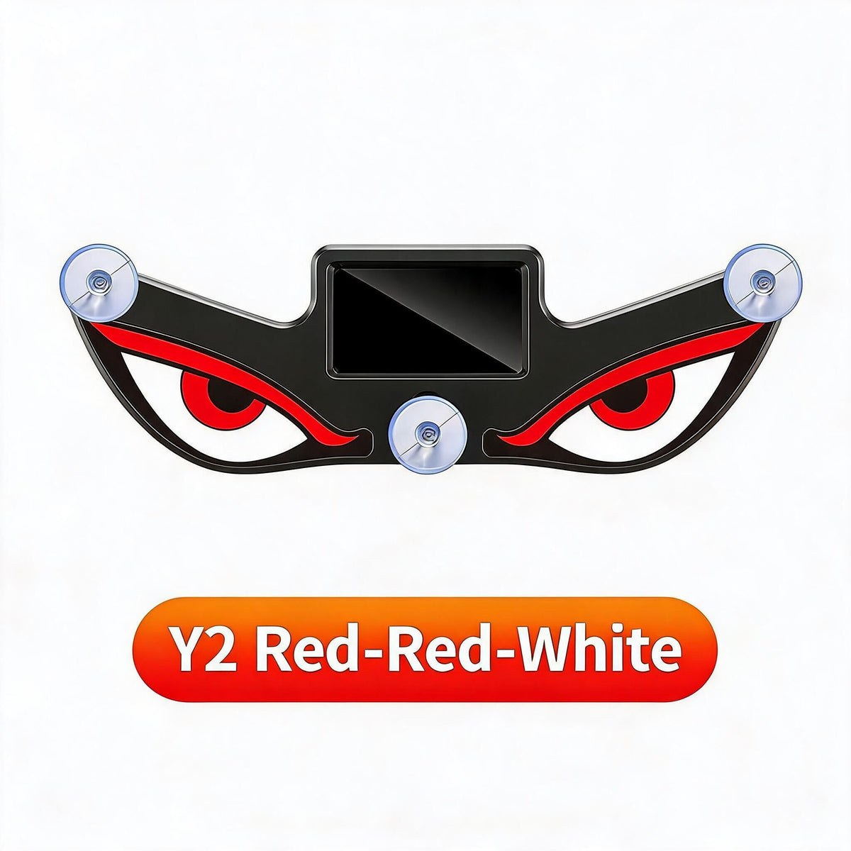 Devil eyes light red frame with red and white eyes