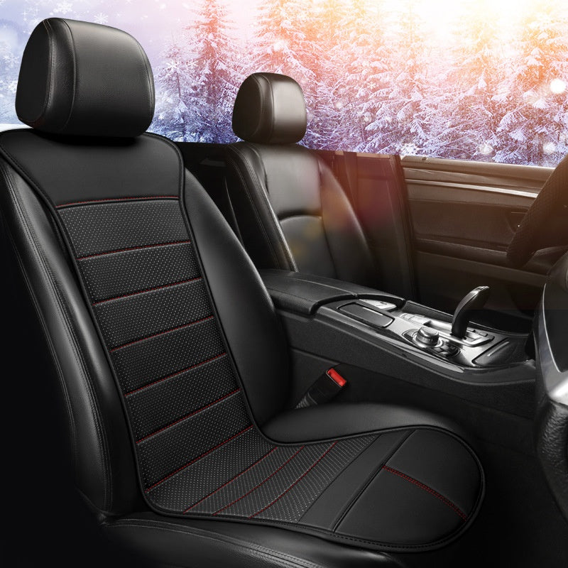 Heated car seat cushion