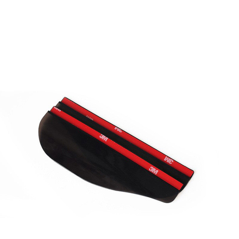 Car side mirror rain visor