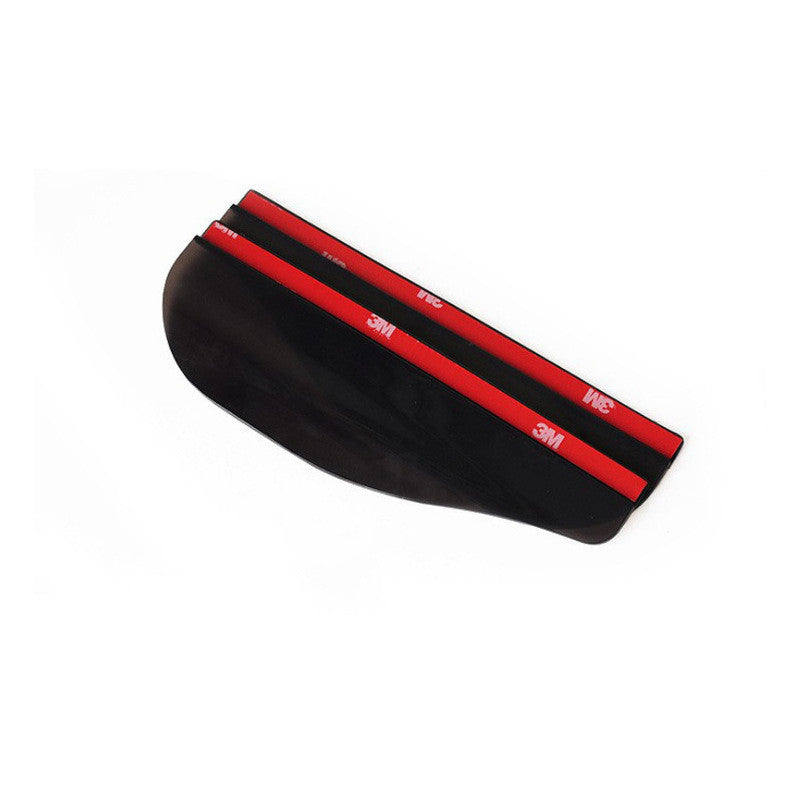 Car side mirror rain visor