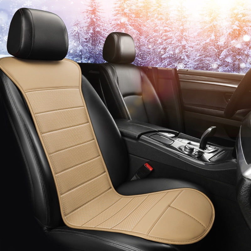 Heated car seat cushion